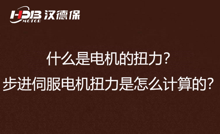 什么是電機(jī)的扭力？步進(jìn)伺服電機(jī)扭力是怎么計算的？